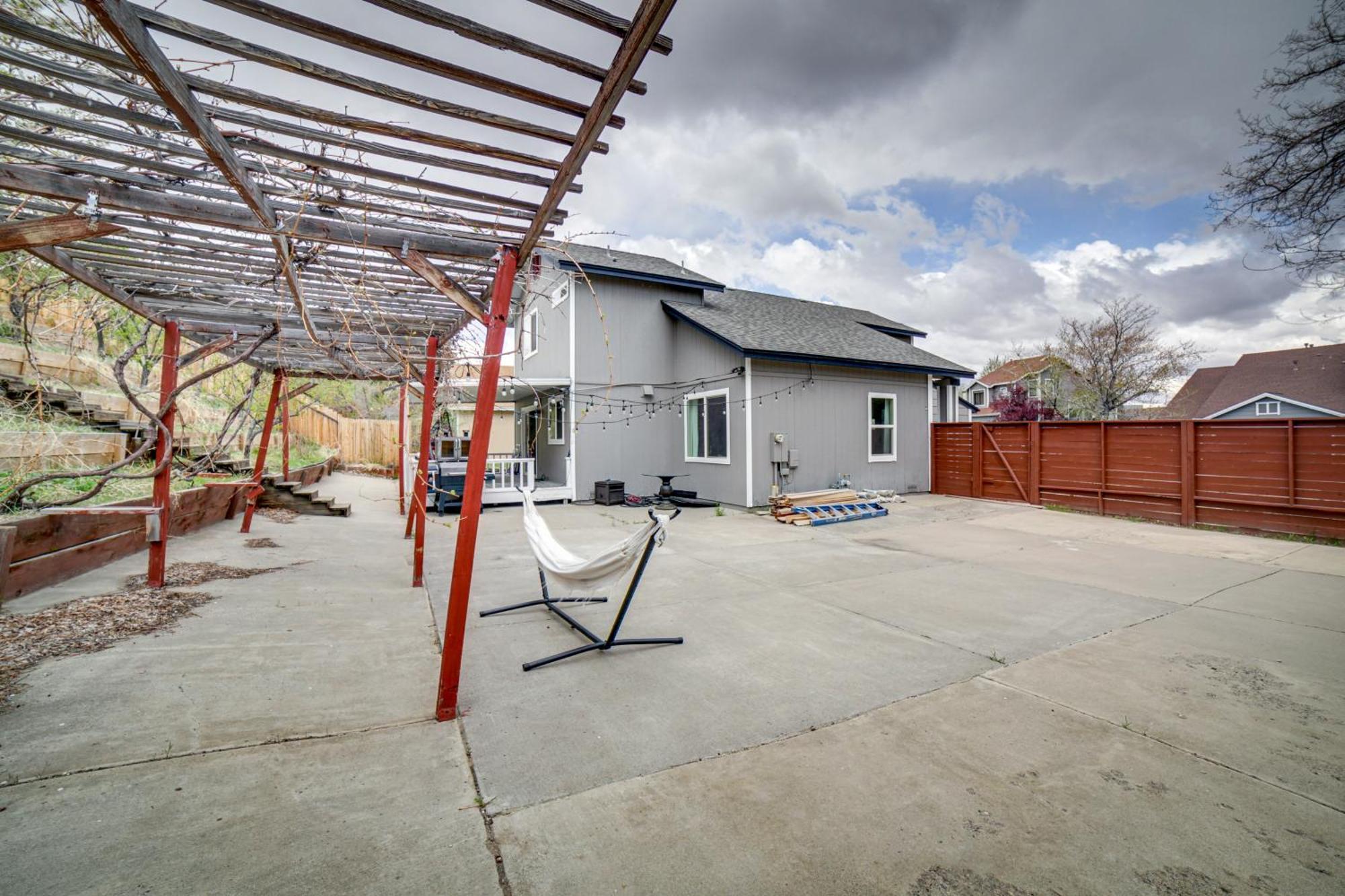 Reno Getaway With Spacious Patio And Grill! Villa Exterior photo